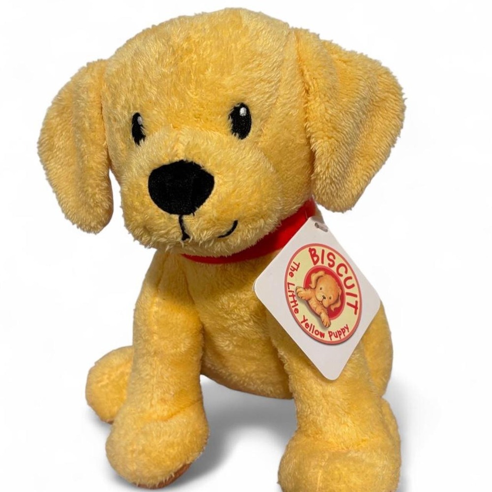 Kohl's Cares Biscuit The Little Yellow Puppy Stuffed Animal Plush Toy NWT 10"